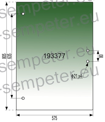 STEKLO KABINE BOČNO LEVO ali DESNO HÜRLIMANN