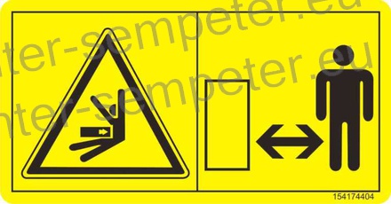 NALEPKA VARNOSTNA BSB 452.332 SIP