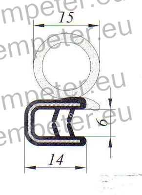 PROFIL GUMI KABINE STANDARD