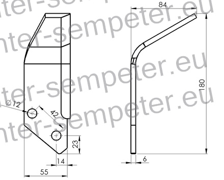 NOŽ FREZE LEVI TV TOMO VINKOVIĆ