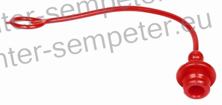 ČEP SPOJKE HIDRAVLIKE ŽENSKE RDEČ NOVI TIP