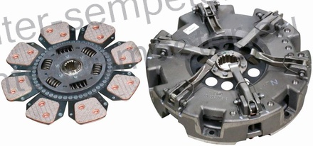 KOŠ (brez ležajev, lamela pogona je 8 kraka) SKLOPKE fi=330/335 kpl RENAULT 145 - 14, 145 - 54, 155 - 54, Temis 650 LUK