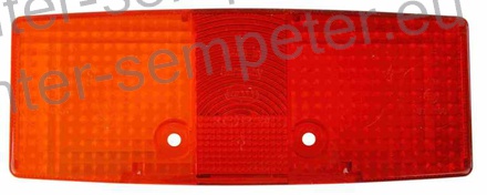 STEKLO SVETILKE STOP ZADNJE LEVO 158x64 HELLA