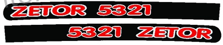 NALEPKA SET "ZETOR 5321"