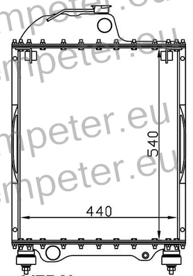 HLADILNIK VODE BELORUS MTZ 80