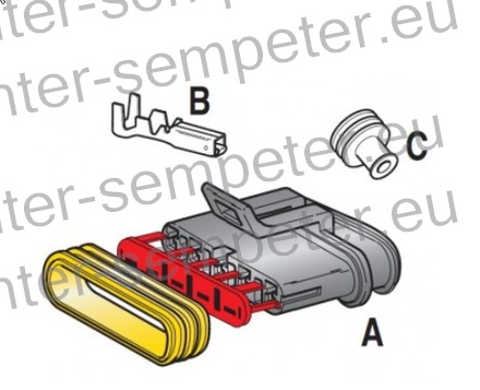 KONEKTOR VODOTESNI Ž (ženski) 5 - polni S - SEAL 150