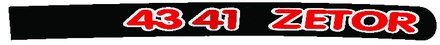 NALEPKA LEVA "ZETOR 4341"