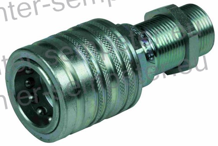 SPOJKA HIDRAVLIČNA ŽENSKA DOLGI NAVOJ M22x1.5 Z MATICO