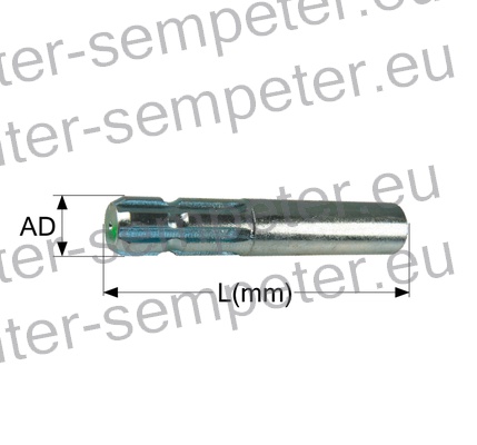 GRED KARDANA L=300 z=6 1˝ 3/8