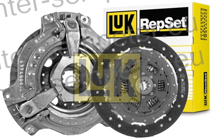 KOŠ (brez ležajev) SKLOPKE fi=230/280 kpl CASE 238A - 250B - 275 - 276 - 354 - 374 - 384 - 424 - 434 - 444 - 2300 - 2350 - 2424 - 2444 - B275 - B276 - B414 LUK