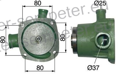 ČRPALKA VODE S TESNILOM FENDT