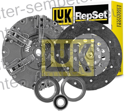 KOŠ (z ležaji) SKLOPKE fi=250/250 kpl LUK GOLDONI 662 - 762 - 764 - 772 - 774 - 3460, Star 75 - 3050 - 3070 JOHN DEERE 1445F - 1745F - 1845F - 2345F