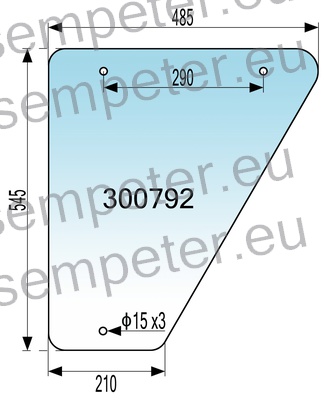 STEKLO KABINE VRAT spodaj LEVO ali DESNO (prozorno) (vijačeno) NT IMT 539 ORAŠJE