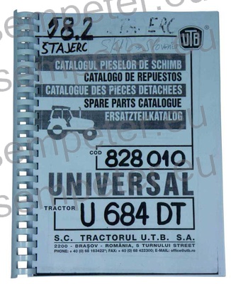 KATALOG TRAKTOR UTB 684DT ŠTAJERC