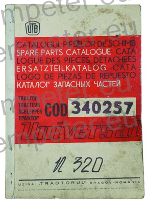 KATALOG TRAKTOR UTB U320 (cod340257)
