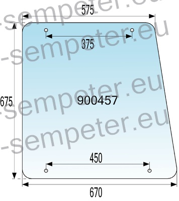 STEKLO KABINE BOČNO LEVO ali DESNO (nad blatnikom) UTB 530 NT kabina: ORAŠJE (novi tip)