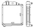 HLADILNIK VODE aluminijast ZETOR 2511 - 3511 - 4712 - 4718 - 5011 - 5018 - 5211 - 5245 - 6011 - 6211 - 6245 - 7045 - 7211 - 7245 - 7245H - 7711 - 7745 - 7711 Turbo - 7745 Turbo - 3320 - 3340 - 4320 - 4340 - 5320 - 5340 - 5340 HORAL - 6320 - 6340 - 7320 TURBO - 7340 TURBO