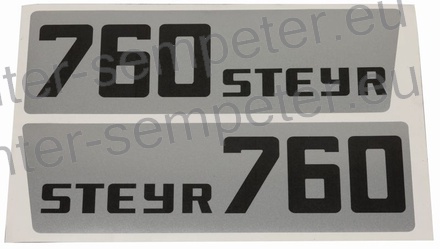 NALEPKA STEYR set - grt"760 STEYR" STEYR