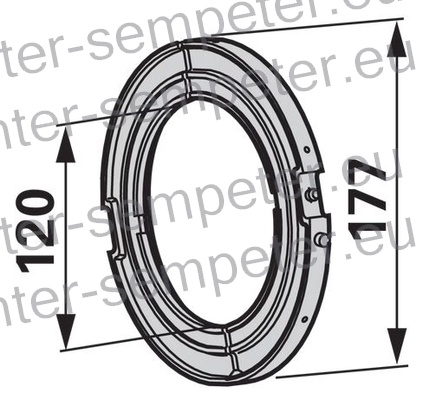 LEŽAJ OBROČ PLASTIČEN DRSNI KARDANA WALTERSCHEID