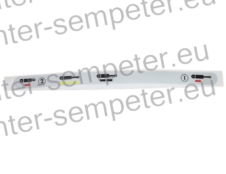 NALEPKA SHEMA "REGULACIJA HIDRAVLIKE slikovna ZETOR