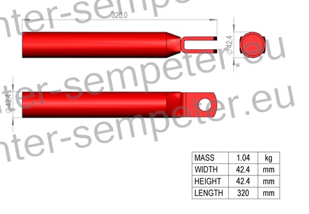 CEV STABILIZATORJA ZGRABLJANIK STAR 360 SIP