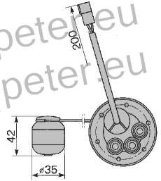 PLOVEC REZERVARJA GORIVA FIAT