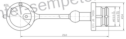 ČEP SPOJKE HIDRAVLIKE ŽENSKE RDEČ NOVI TIP