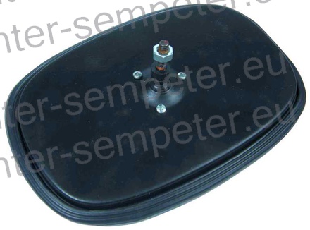 OGLEDALO KOVINSKO 190x133
