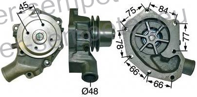 ČRPALKA VODE S TESNILOM JOHN DEERE