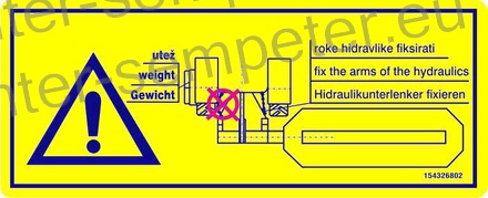 NALEPKA 87x211 SIP VARNOSTNA SIP