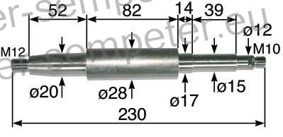 OSOVINA VODNE ČRPALKE 188 STEYR