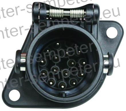 VTIČNICA 24V 15Polov ISO12098 HELLA