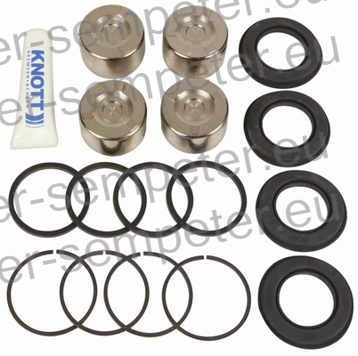 SET TESNIL ZAVORNEGA VALJA - ČELJUSTI SPREDNJE KARDANSKE ZAVORE ZETOR FORTERA