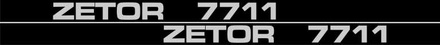NALEPKA SET "ZETOR 7711"