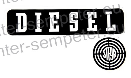 NALEPKA desna "STEYR DIESEL" STEYR