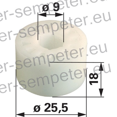 PUŠA 25.5X9X18mm SEDEŽA GRAMMER MSG95 MAXIMO