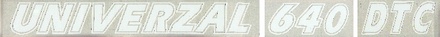 NALEPKA "UNIVERZAL 640 DTC" UTB