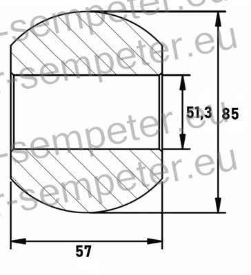 KROGLA PRIKLOPA Cat.4 - 4 51.3/85/57 HIGH PERFORMANCE