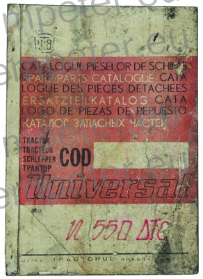 KATALOG TRAKTOR UTB U550DTC (cod820509)