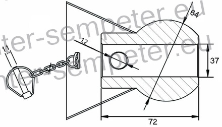 KROGLA PRIKLOPA Z LOVILCEM Cat.3 - 3 37/64 GR