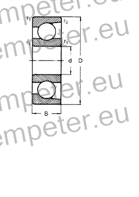 LEŽAJ OČESNI E20 BQ