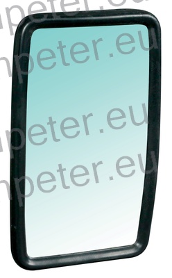 OGLEDALO BRIEDA BREZ NOSILCA 235x140mm radij:1350mm SAME - SLH kabina BRIEDA