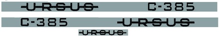 NALEPKA SET "URSUS C - 385