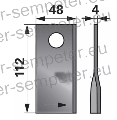 NOŽ LEVI L=110 SIP SILVERCUT OPTICUT