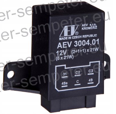 AVTOMAT SMERNI 12V (6 kontaktov) Z NOSILCEM ZETOR PROXIMA