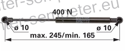 AMORTIZER KABINE L=245 F=400N RENAULT