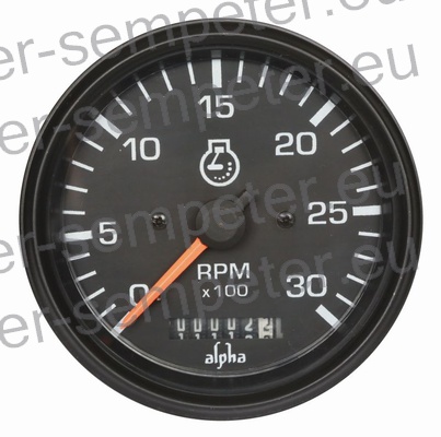 OBRATOMER ELEKTRIČNI 0 - 3000 vrtl/min s števcem delovnih ur 12/24V FIvgradnje=84mm