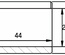 PUŠA REDUCIRNA 28 - 37 L=44 KROGLA PRIKLOPA