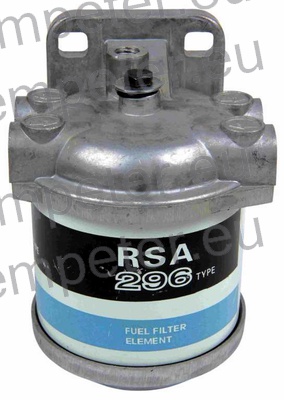 FILTER GORIVA KPL ENOJNI ALU POSODA - brez izpusta metrični Navoj(priključk a)=14x1.5mm (vložek tip 296) (sistem - tip CAV - LUCAS - DELPHI) KPL FIAT UTB ŠTORE IMT