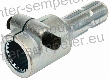 PODALJŠEK KARDANA NA VIJAK 1 3/4" z=20 - 1 3/8" z=6 (ženski del: 1 3/4˝ z=20) (moški del: 1 3/8˝ z=6)